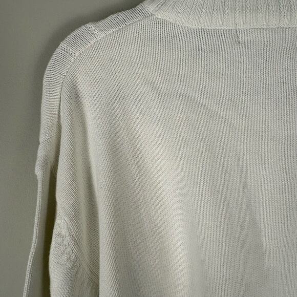 U.S. Polo Assn. Men’s White Knitted Quarter Zip Long Sleeve Size 2XL Preppy - Picture 8 of 8